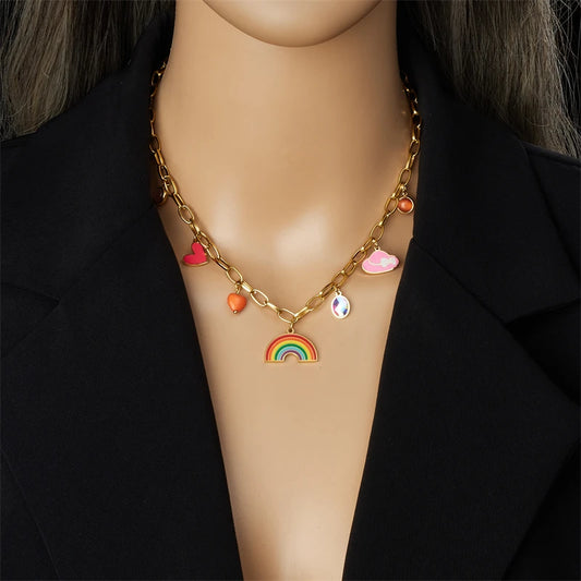 Rainbow Mood – Bunte Gliederkette