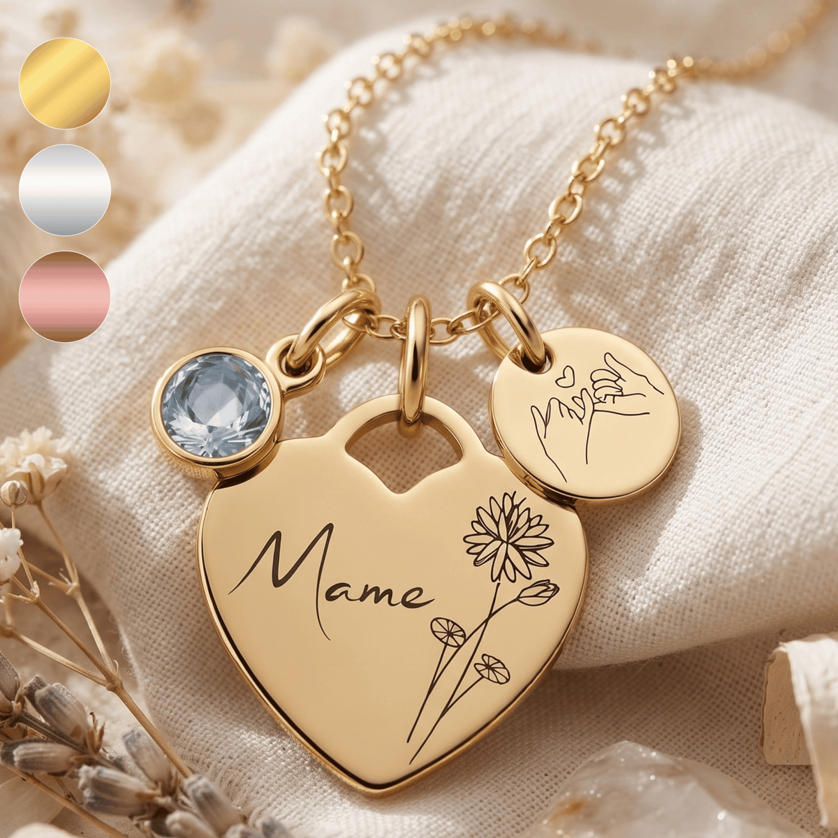Herzkette Monatsblume
