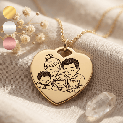 Herzensfamilie Kette