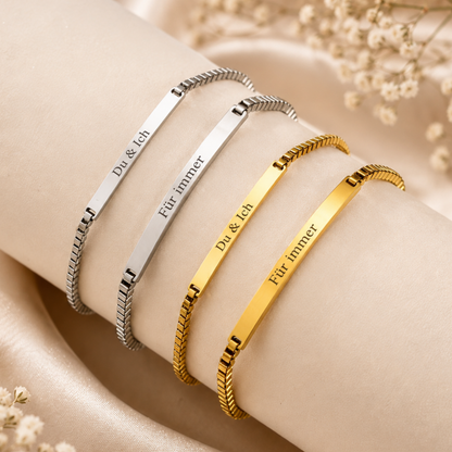 Partnerarmband mit Gravur