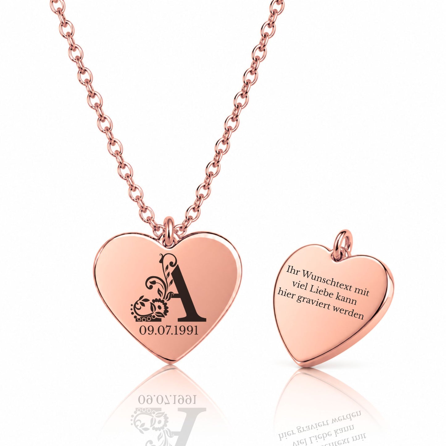 Buchstabenkette florales Design