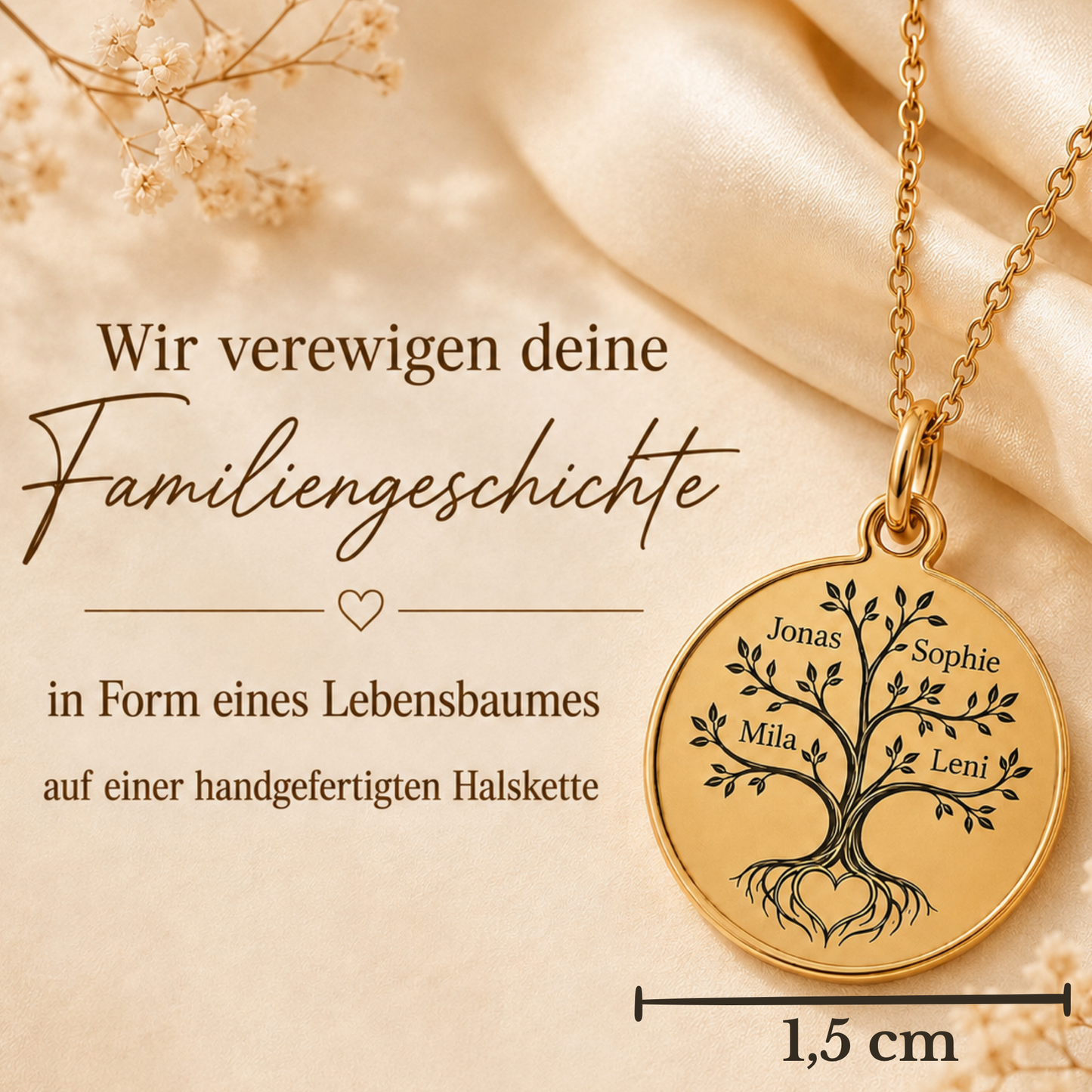 Familienbaum Namenskette