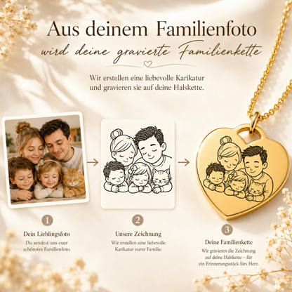Herzensfamilie Kette