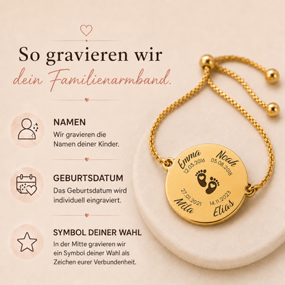 KIndernamen Familienarmband