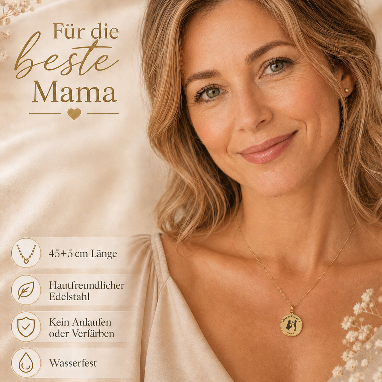 Mamakette mit Motiv