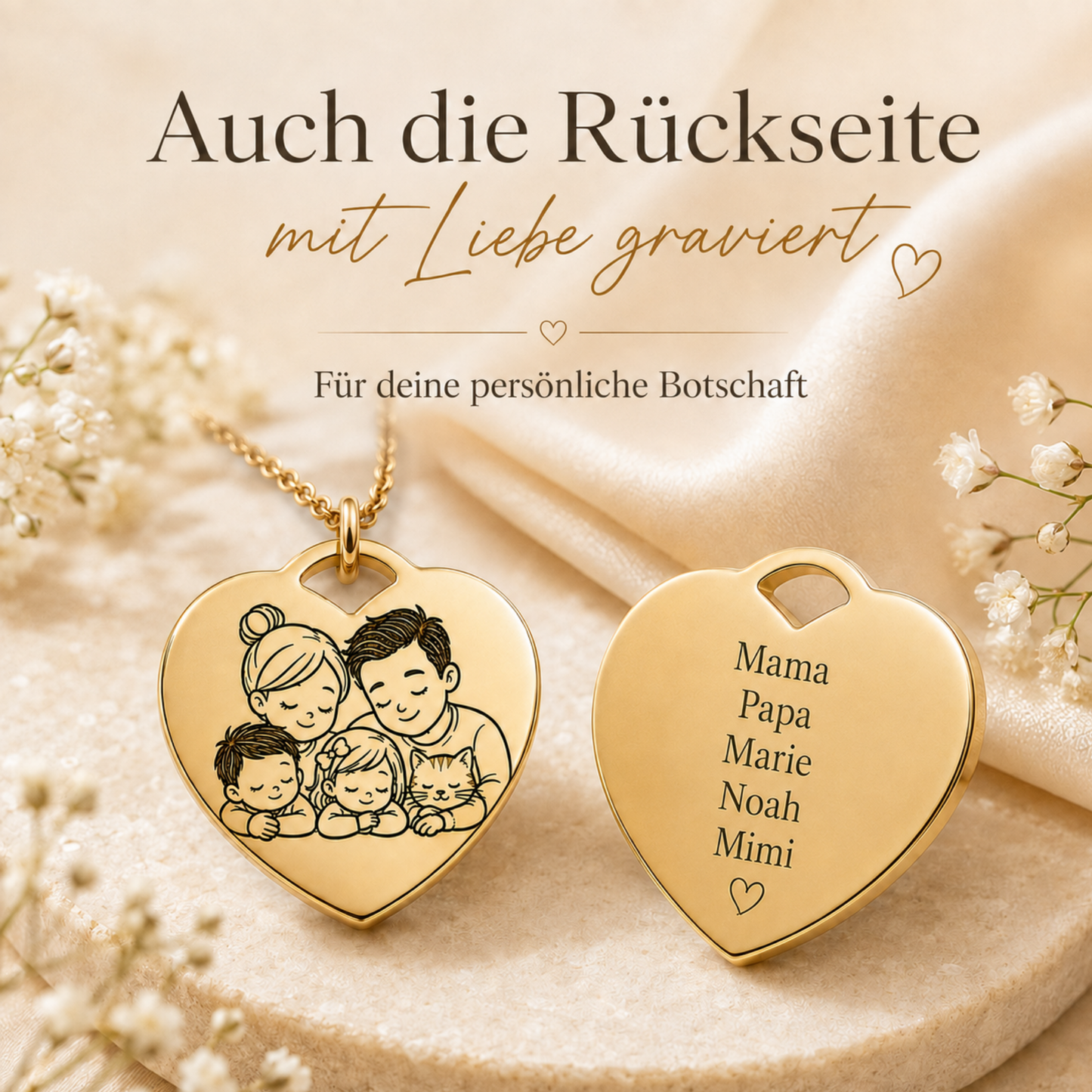 Herzensfamilie Kette
