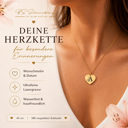 Buchstabenkette florales Design