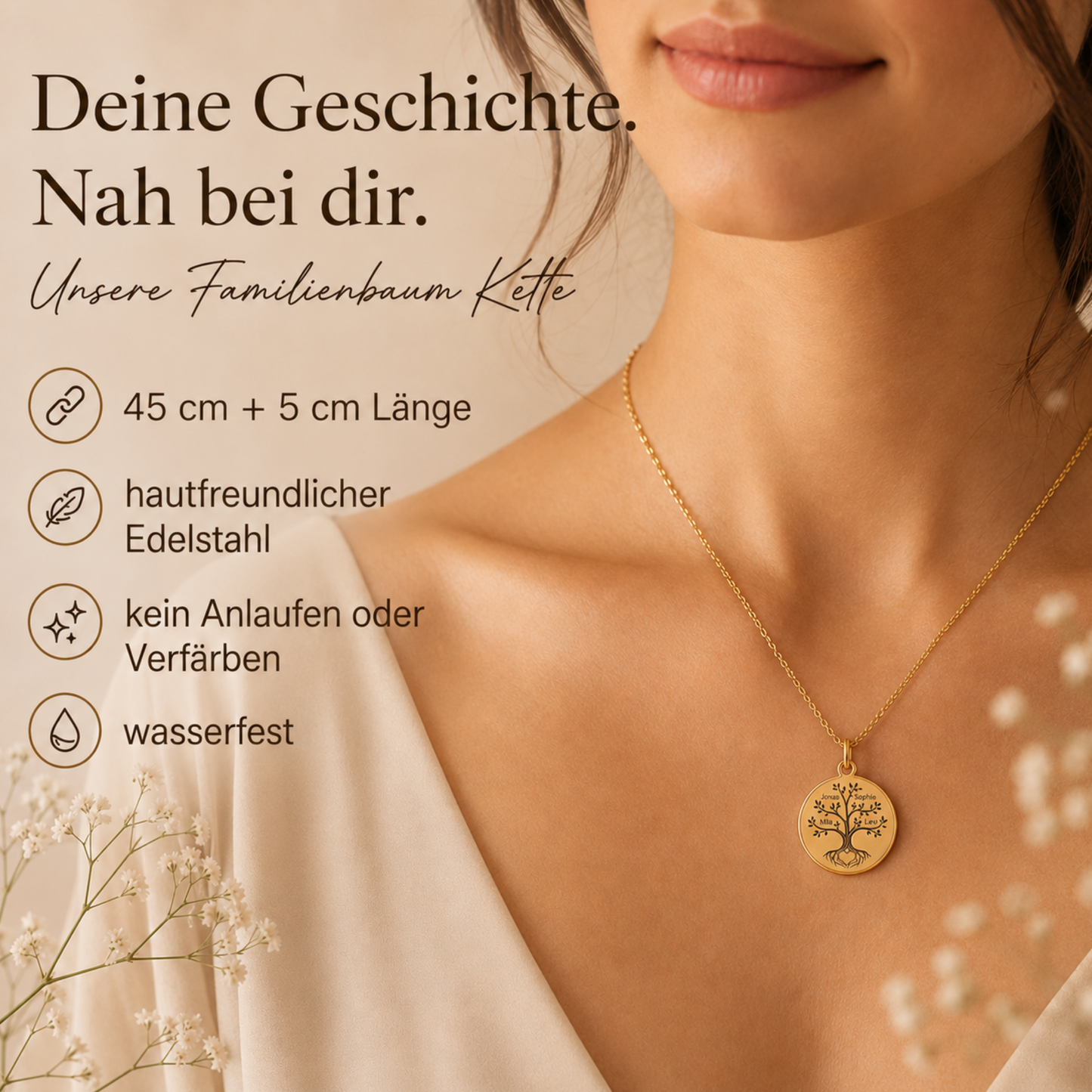 Familienbaum Namenskette