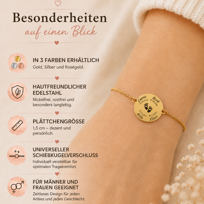 KIndernamen Familienarmband