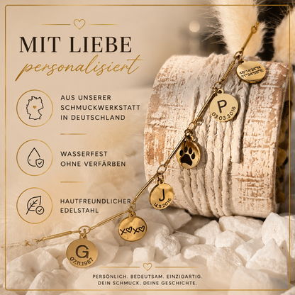 Plättchenkette individuelle Gravur