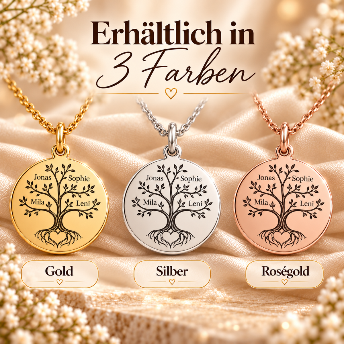 Familienbaum Namenskette