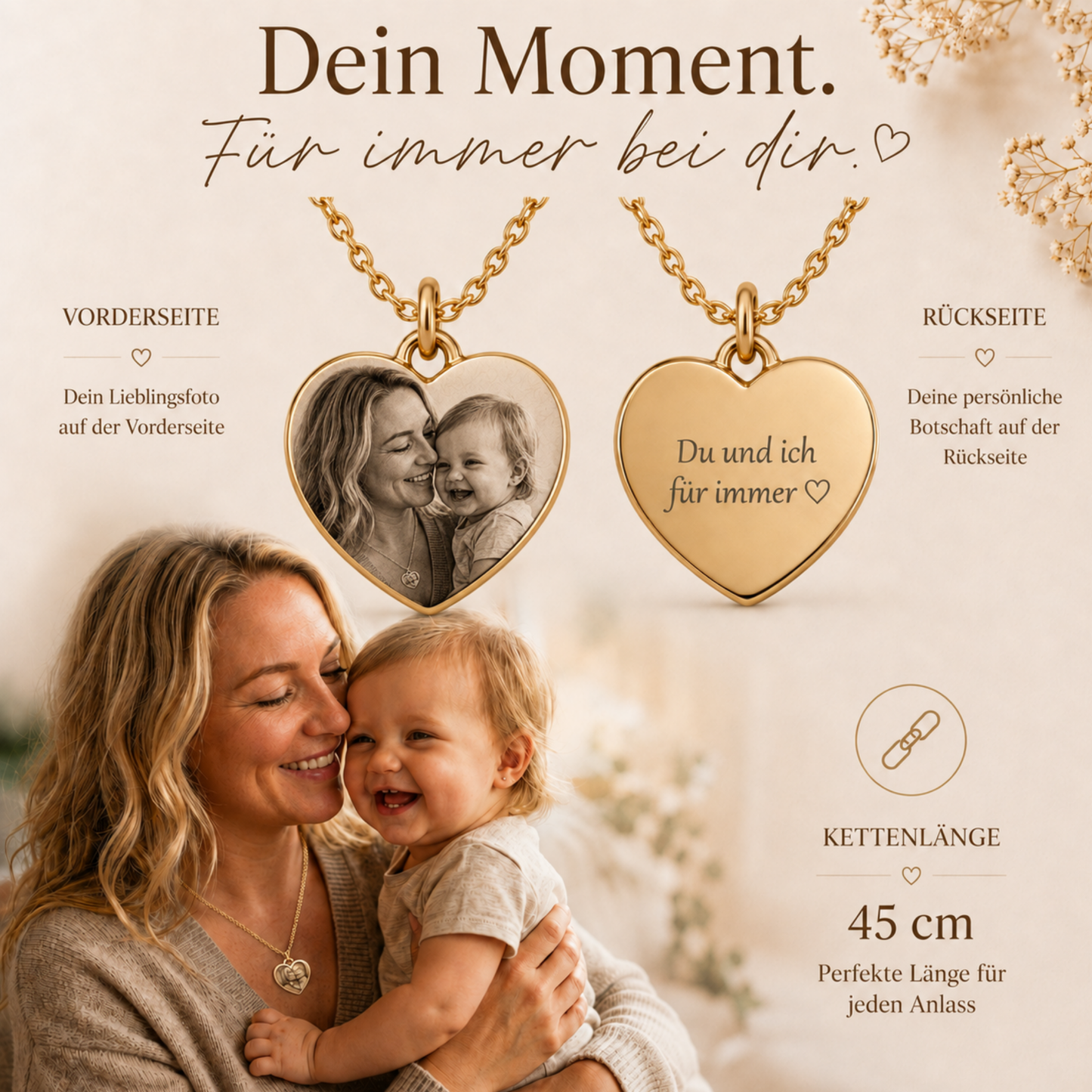Foto Herzkette