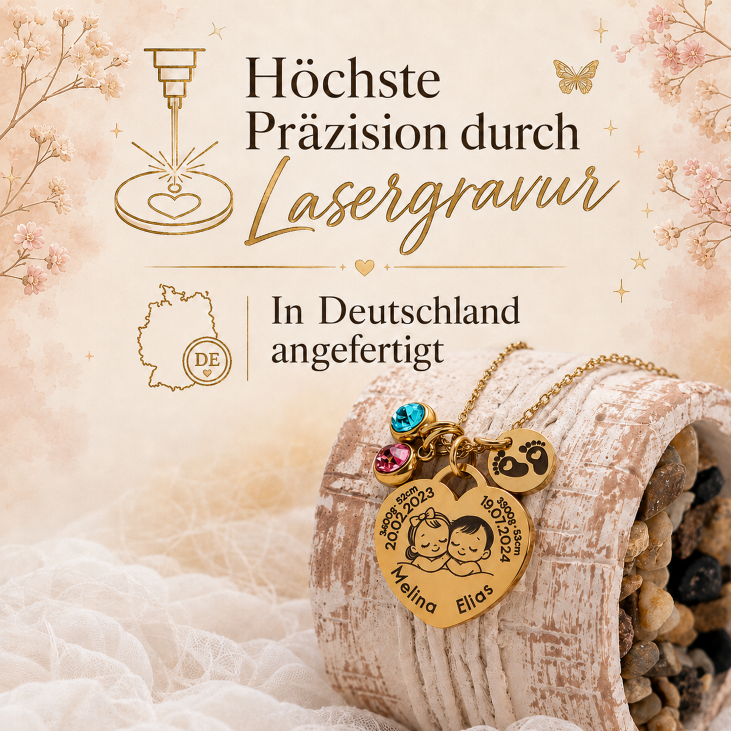 Herzkette mit Kindern