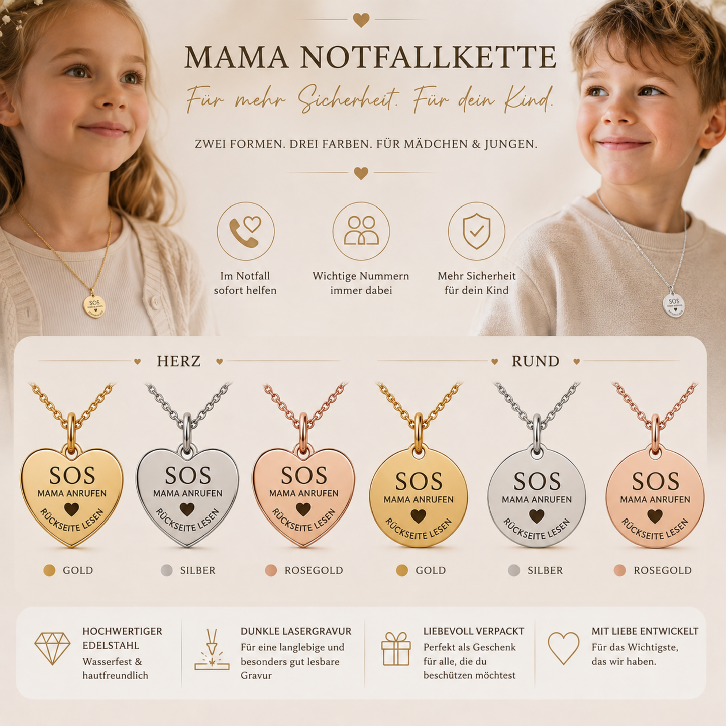 SOS Kinder Notfallkette