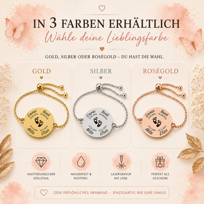 KIndernamen Familienarmband