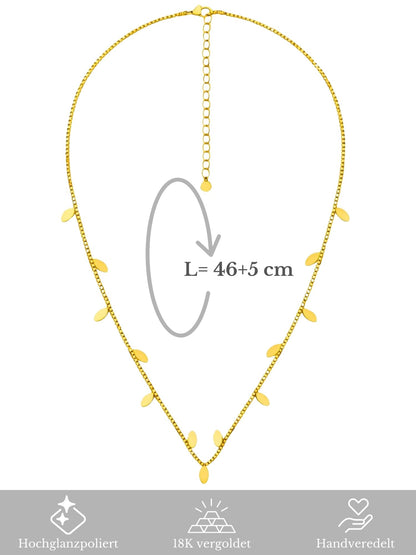 Halskette Leaf
