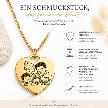 Familienkette alle Kombinationen