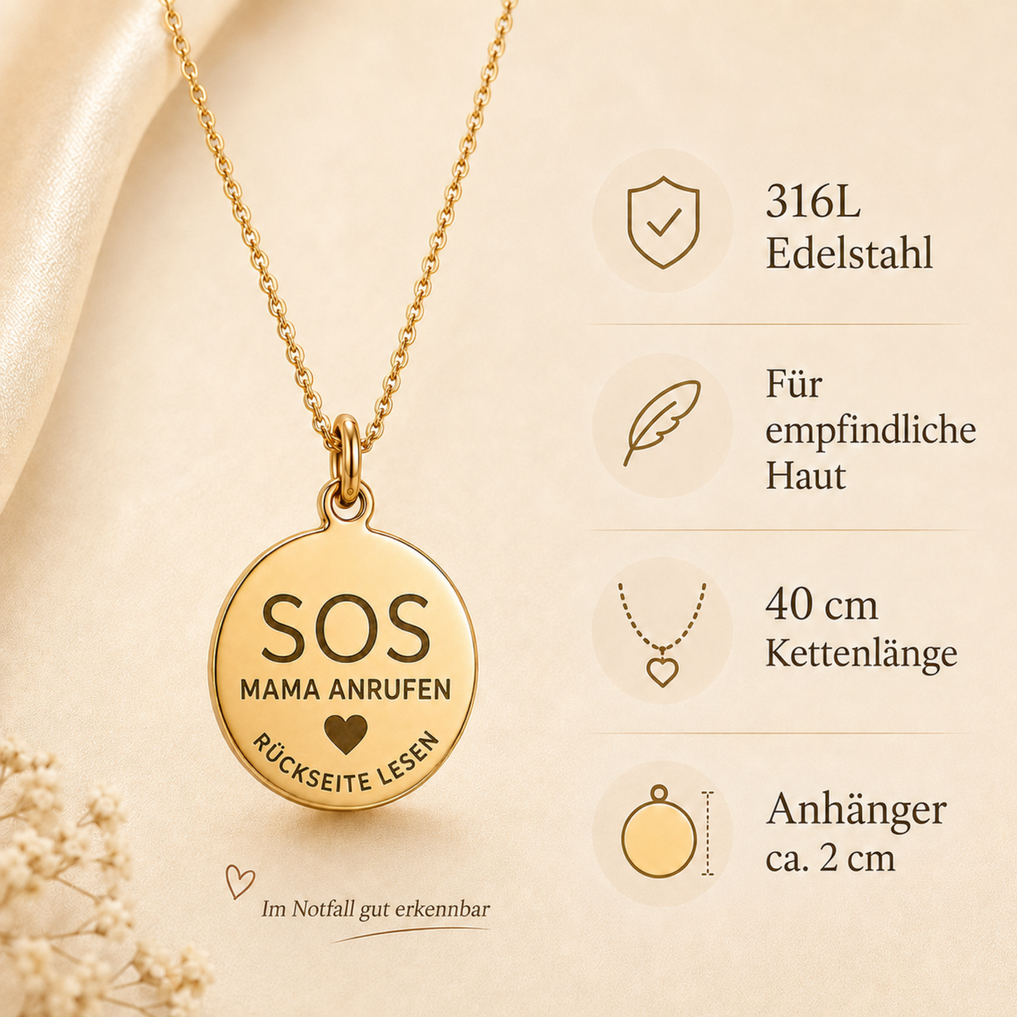 SOS Kinder Notfallkette