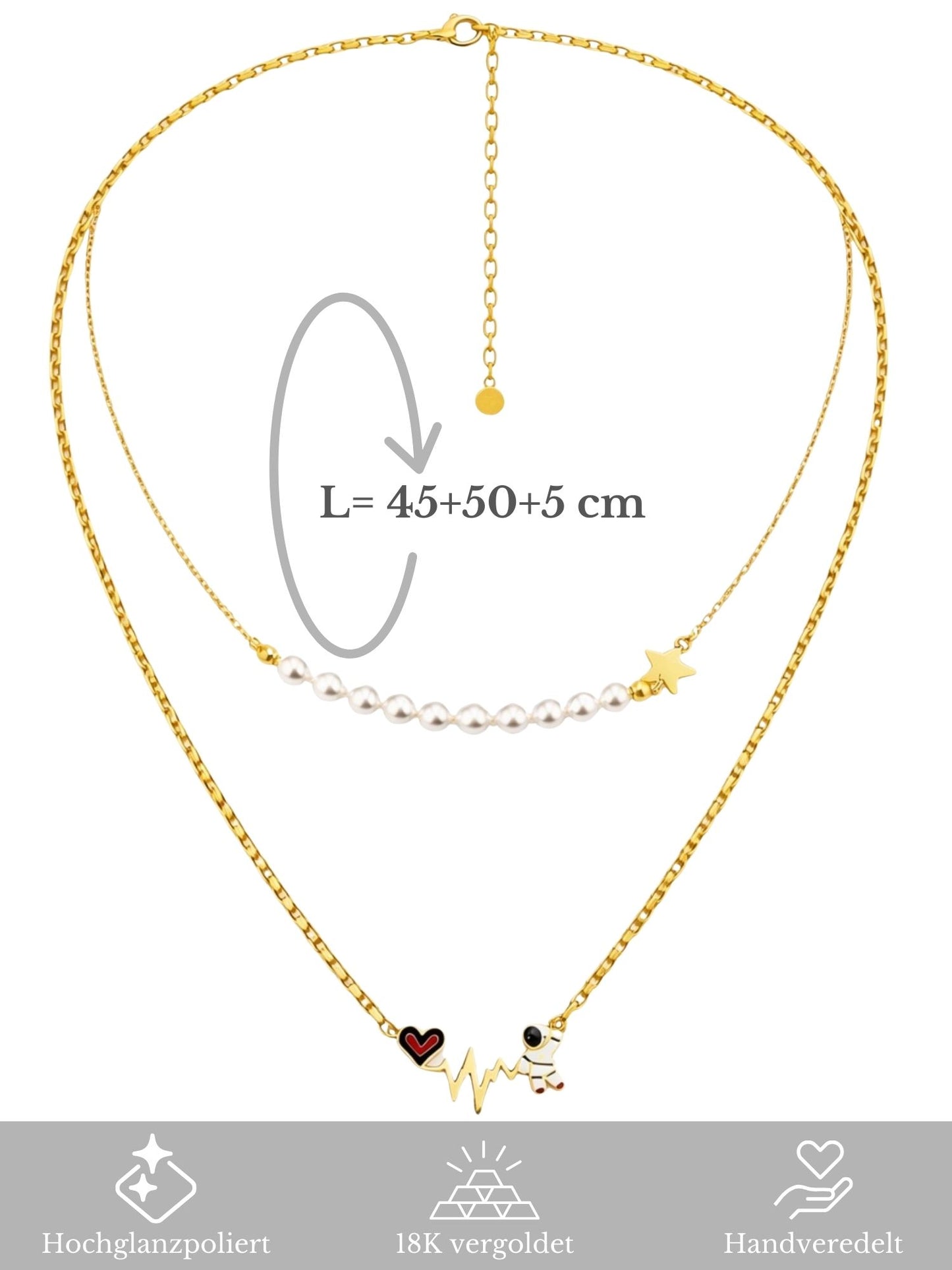 Halskette Lovesky