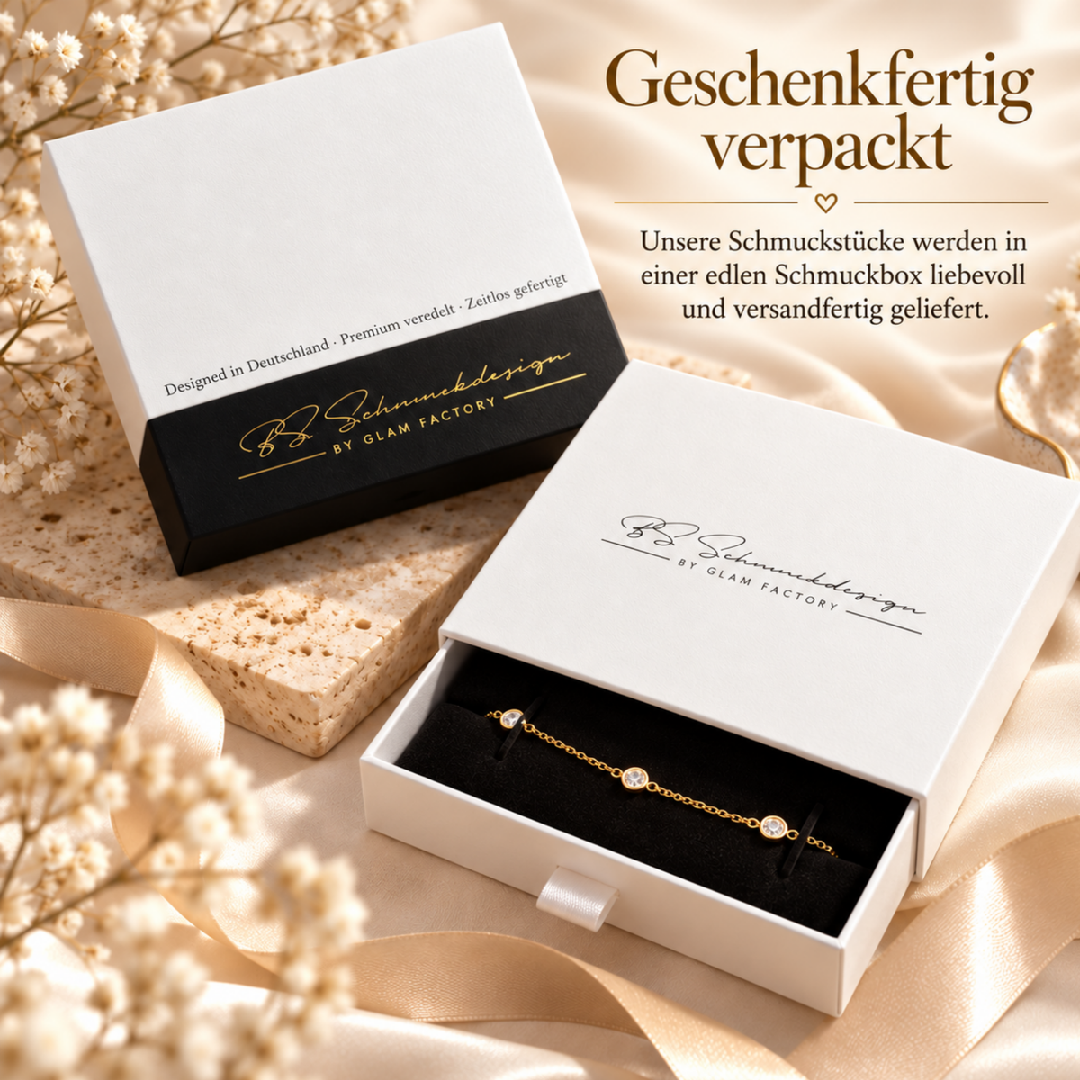 Kordelkette mit Familienfiguren