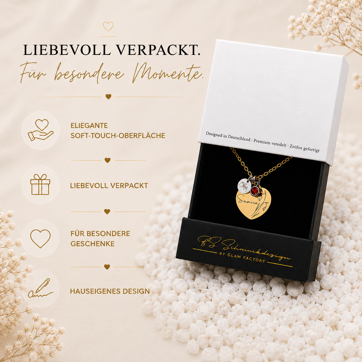 Herzkette Monatsblume