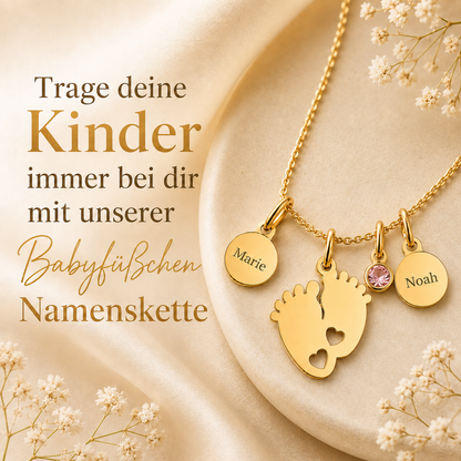 Babyfüßchen Namenskette