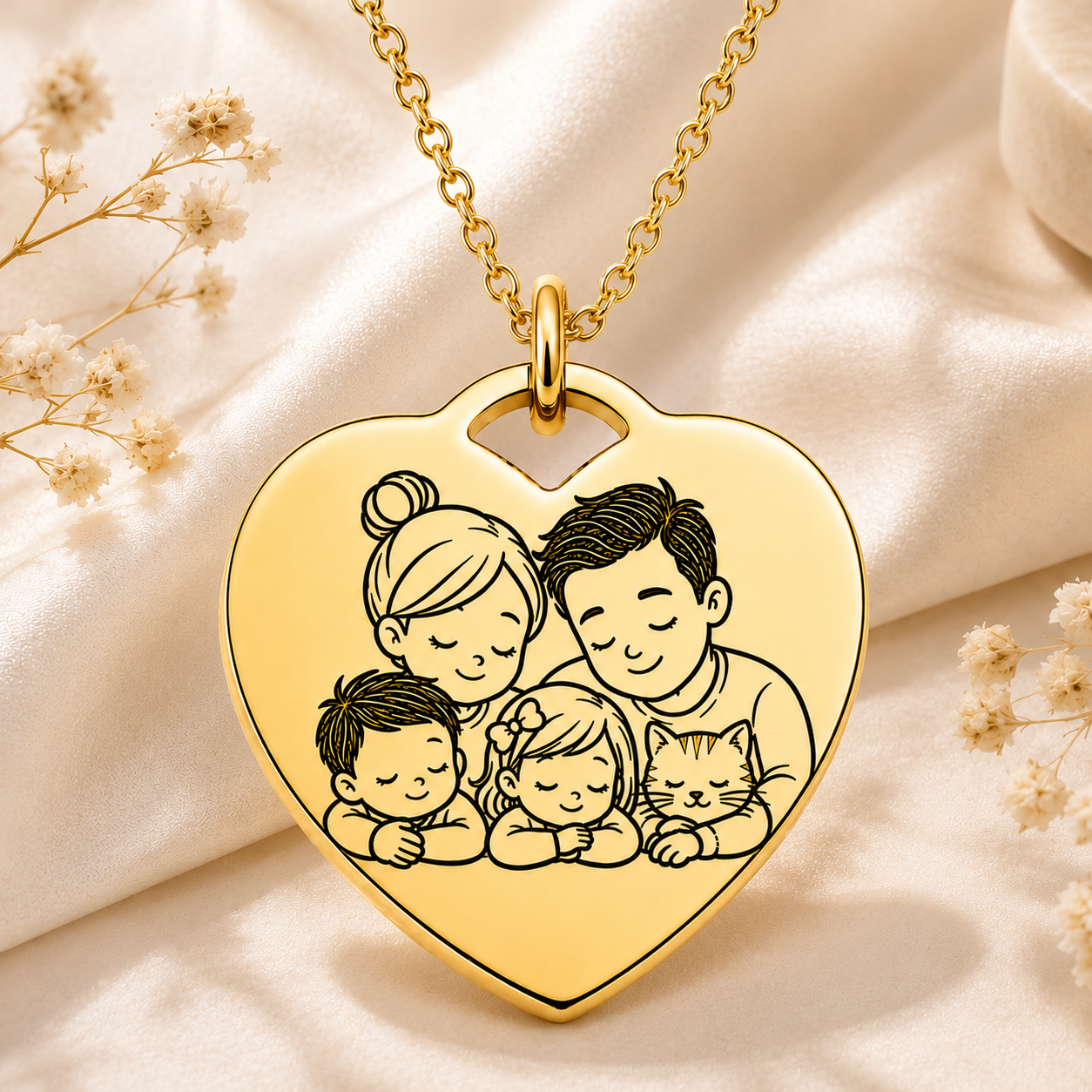 Herzensfamilie Kette