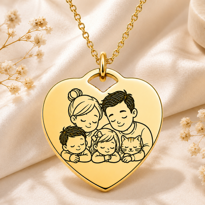 Herzensfamilie Kette