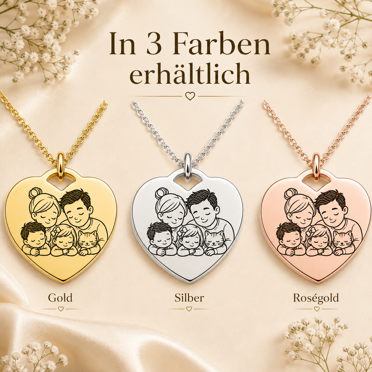 Herzensfamilie Kette