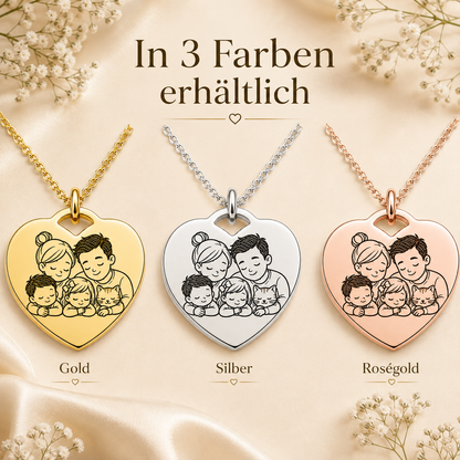 Herzensfamilie Kette