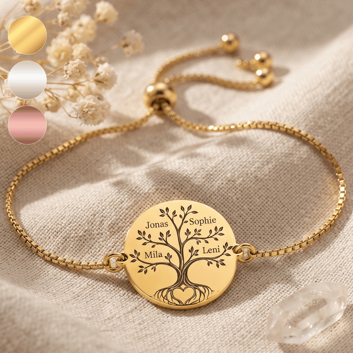 Lebensbaum Familienarmband