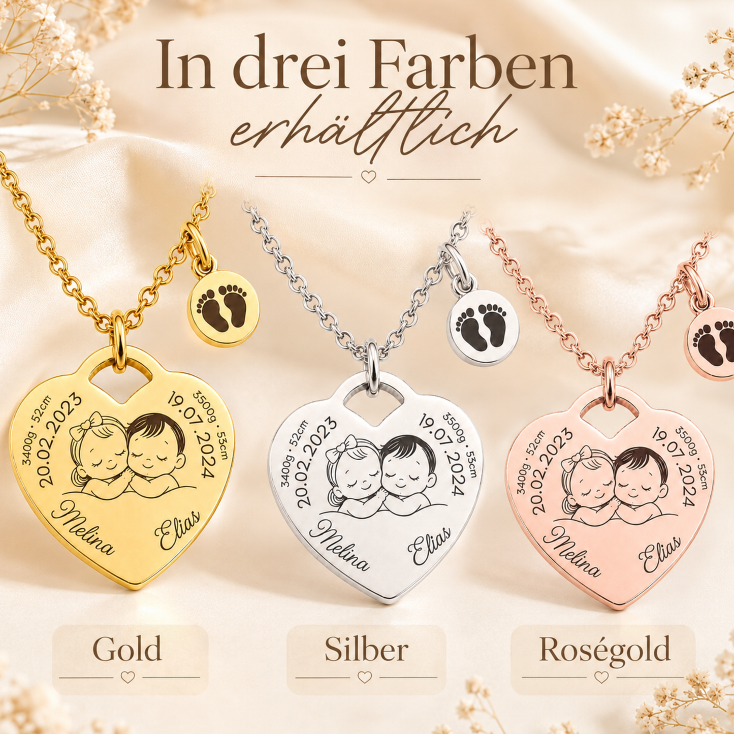 Herzkette mit Kindern