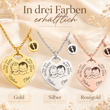 Herzkette mit Kindern