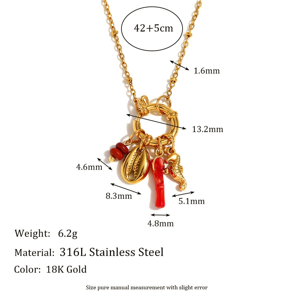 Coral Dreams Charms-Kette
