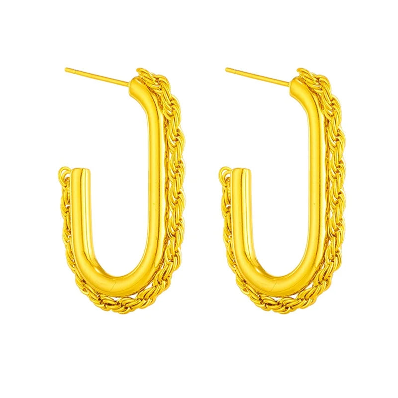 Twist & Shine Hoops