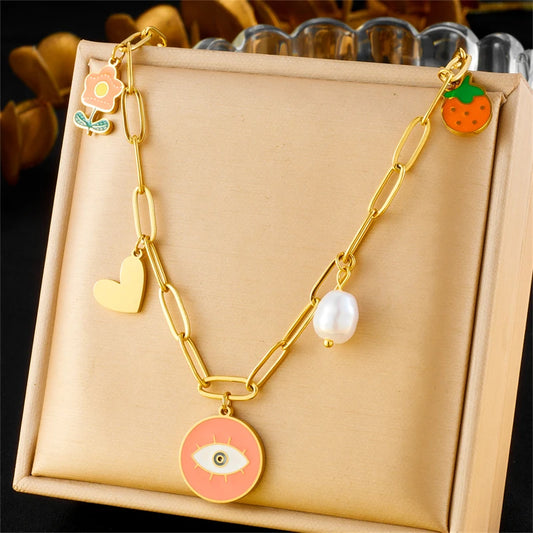 Peaches & Eye – Statement Kette