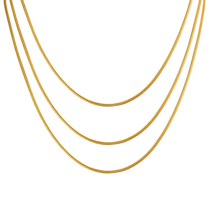 Linora – 3-fach Layer Snakekette