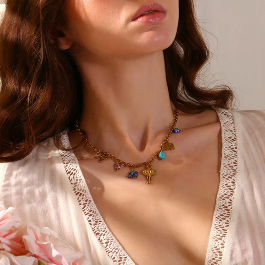 Elefantenglück Charm-Kette