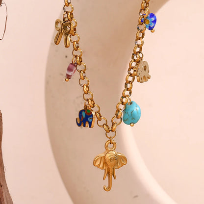 Elefantenglück Charm-Kette