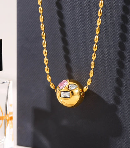 Colorful Gem Ball - Halskette