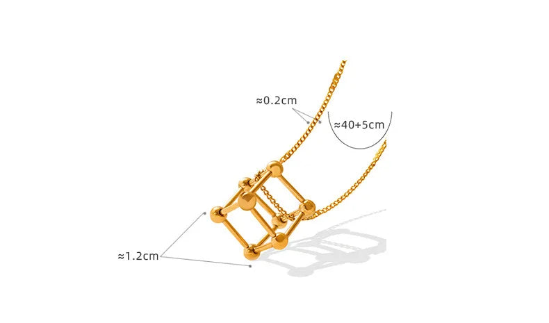 Cubic Glow Halskette