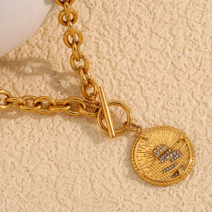 Sonnenaufgang Medaillonkette