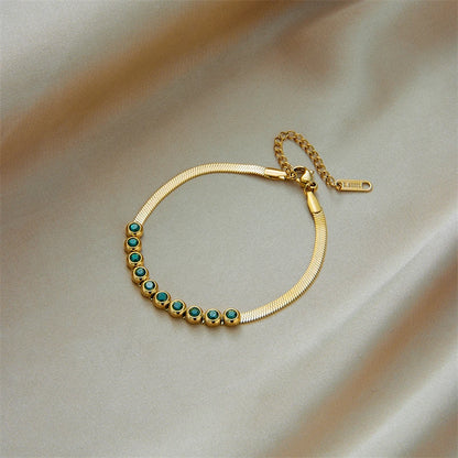 Glam Flow – Herringbone Armband