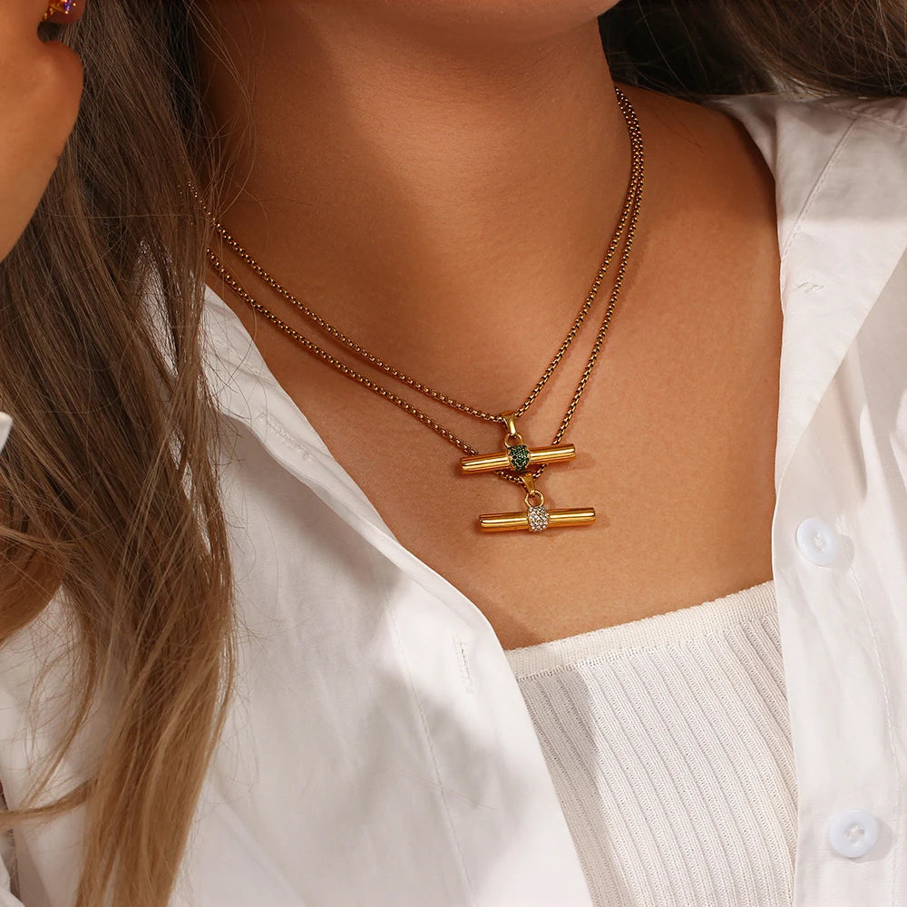 Sparkling Bar Halskette