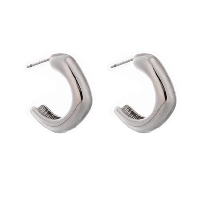 Sculpted Bold Hoops