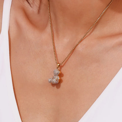 Crystal Bears Duo Kette