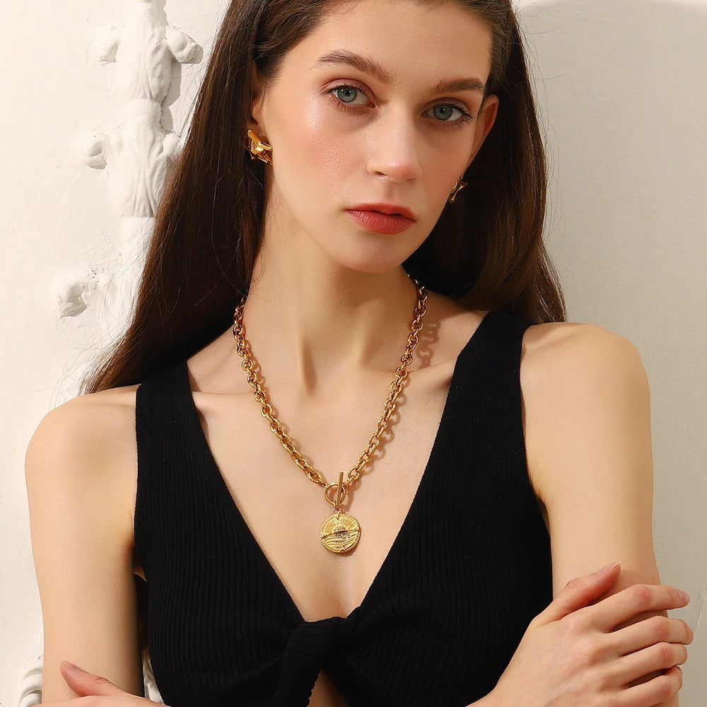 Sonnenaufgang Medaillonkette