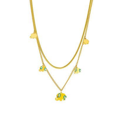 Elephants - Layer Halskette