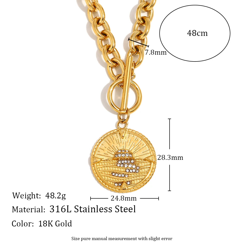 Sonnenaufgang Medaillonkette