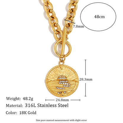 Sonnenaufgang Medaillonkette